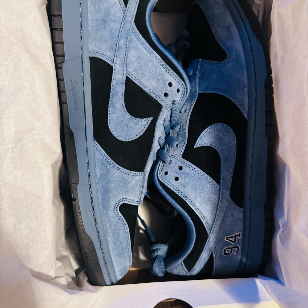 Nike Blue and Black Men's Sneakers